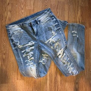 Blank NYC destroyed jeans size 28
